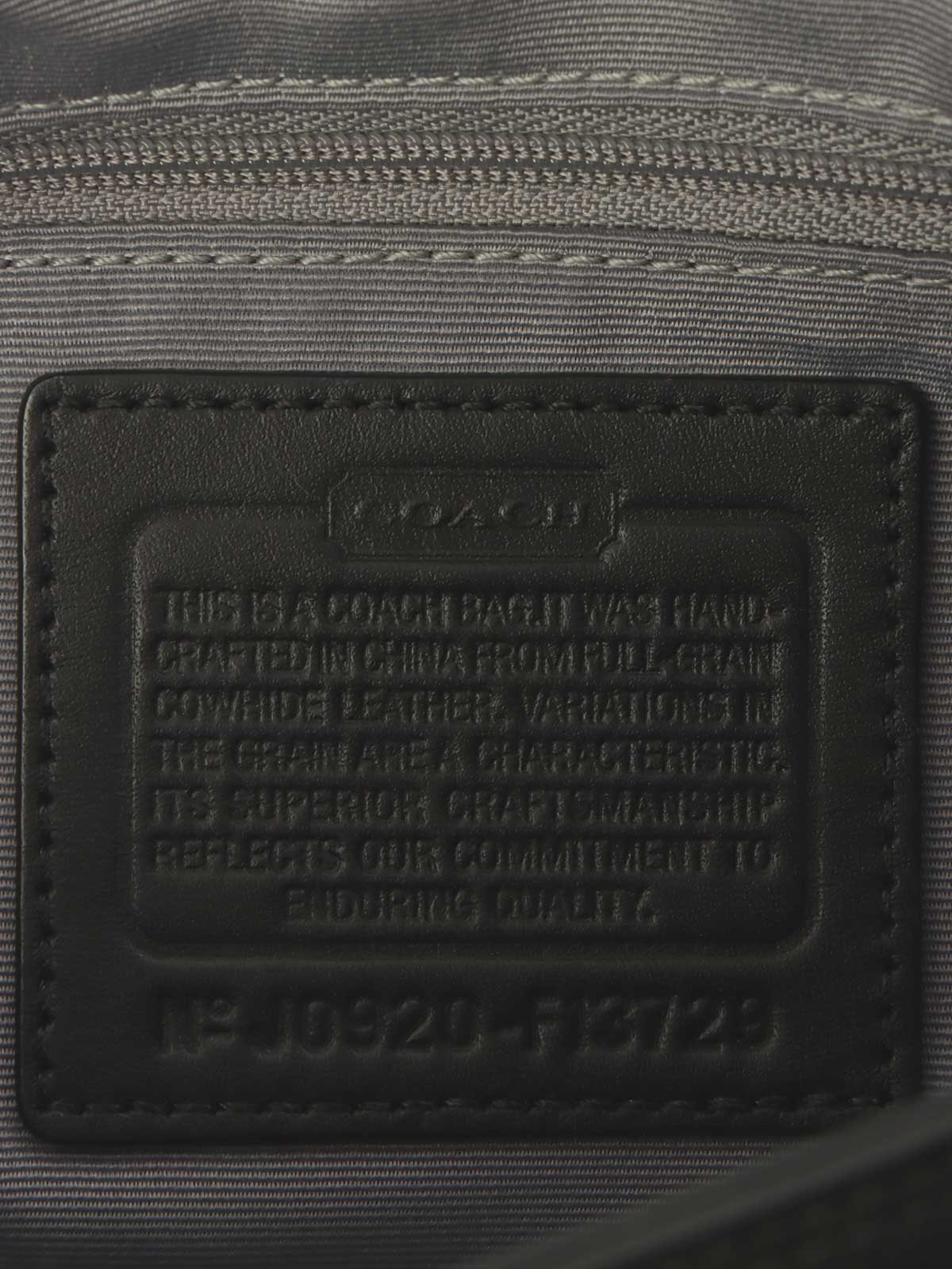 Logo Charm Shoulder Bag Black