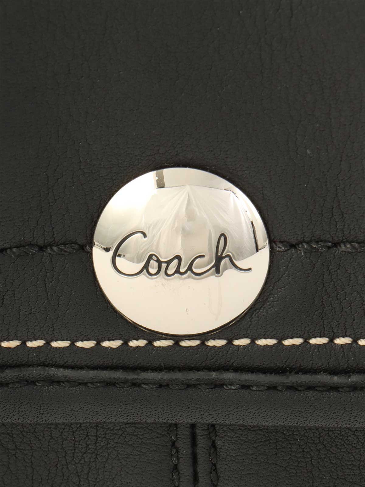 Logo Charm Shoulder Bag Black