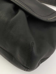 Logo Charm Shoulder Bag Black