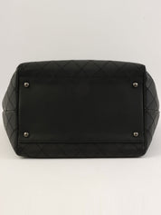 Made in 2015, Matelasse Stitch CC Charm 2-Way Bag, Black