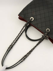 2015年出品，Matelasse Stitch CC Charm 两用包，黑色