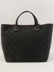 Made in 2015, Matelasse Stitch CC Charm 2-Way Bag, Black