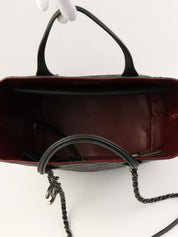 Made in 2015, Matelasse Stitch CC Charm 2-Way Bag, Black