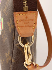 2004年制 村上隆合作款老花Panda Pochette Accessoires 棕色/彩色