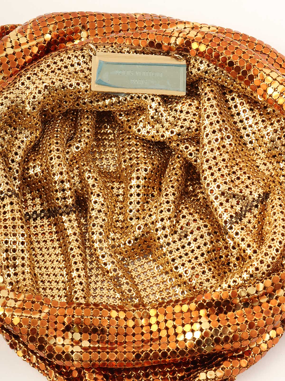 Monogram Mesh Frances Gold