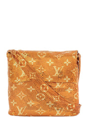 Monogram Mesh Frances Gold