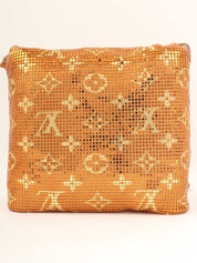 Monogram Mesh Frances Gold