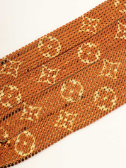 Monogram Mesh Frances Gold