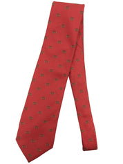 トランクパターンネクタイ レッド