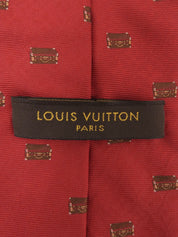 トランクパターンネクタイ レッド