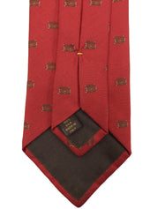 トランクパターンネクタイ レッド