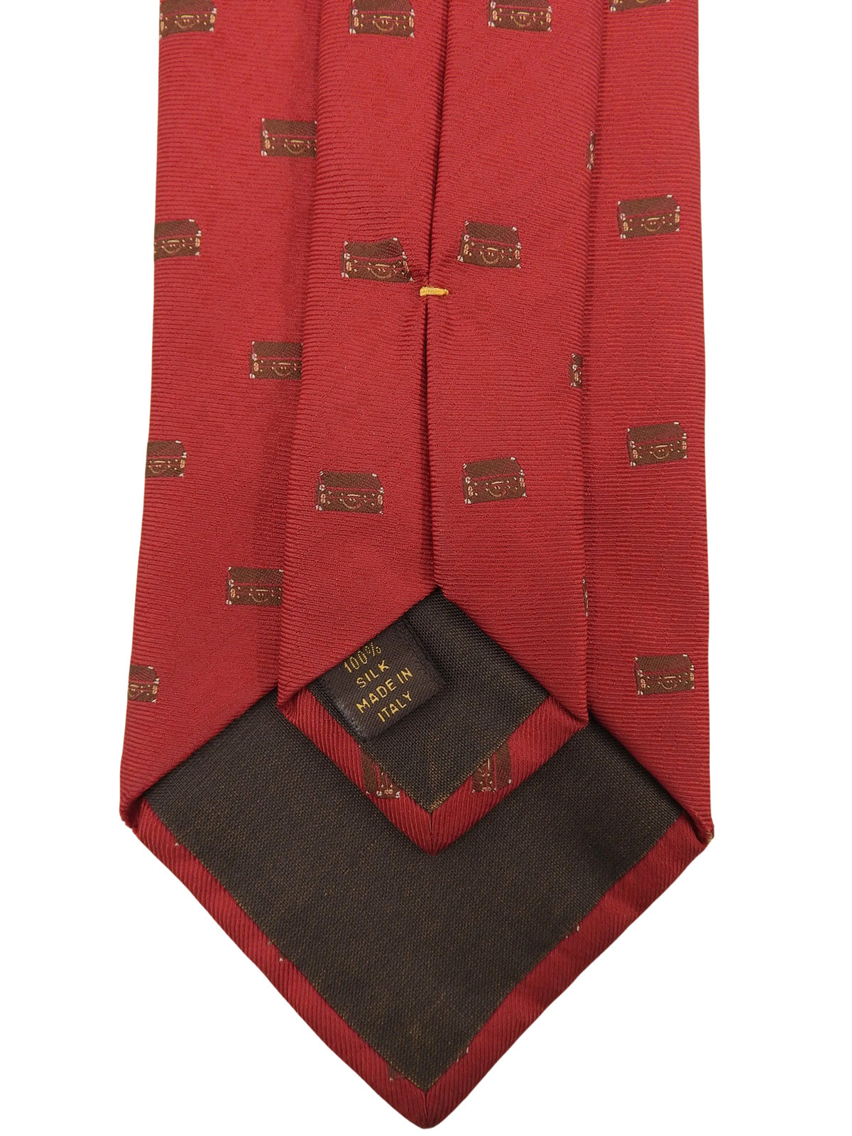 トランクパターンネクタイ レッド
