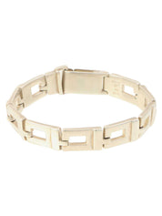 925 GG 标志链手链，银色