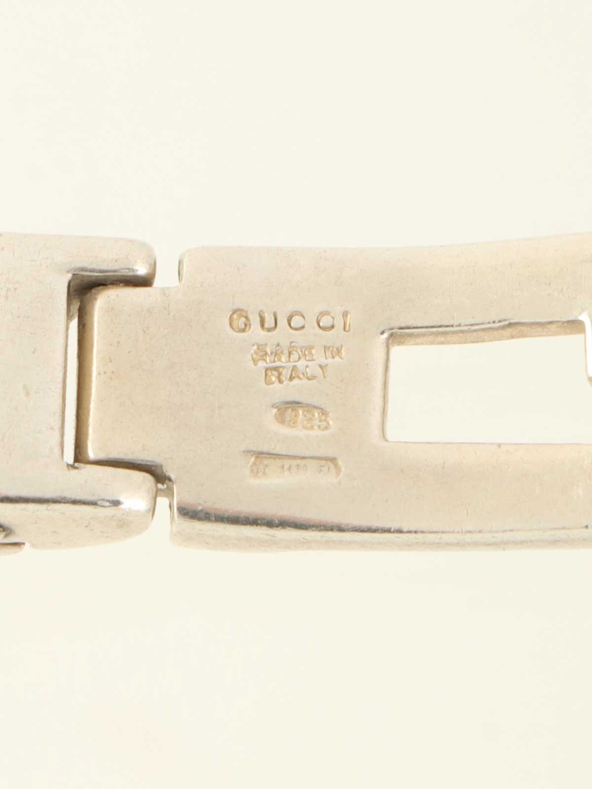 925 GGロゴチェーンブレスレット シルバー