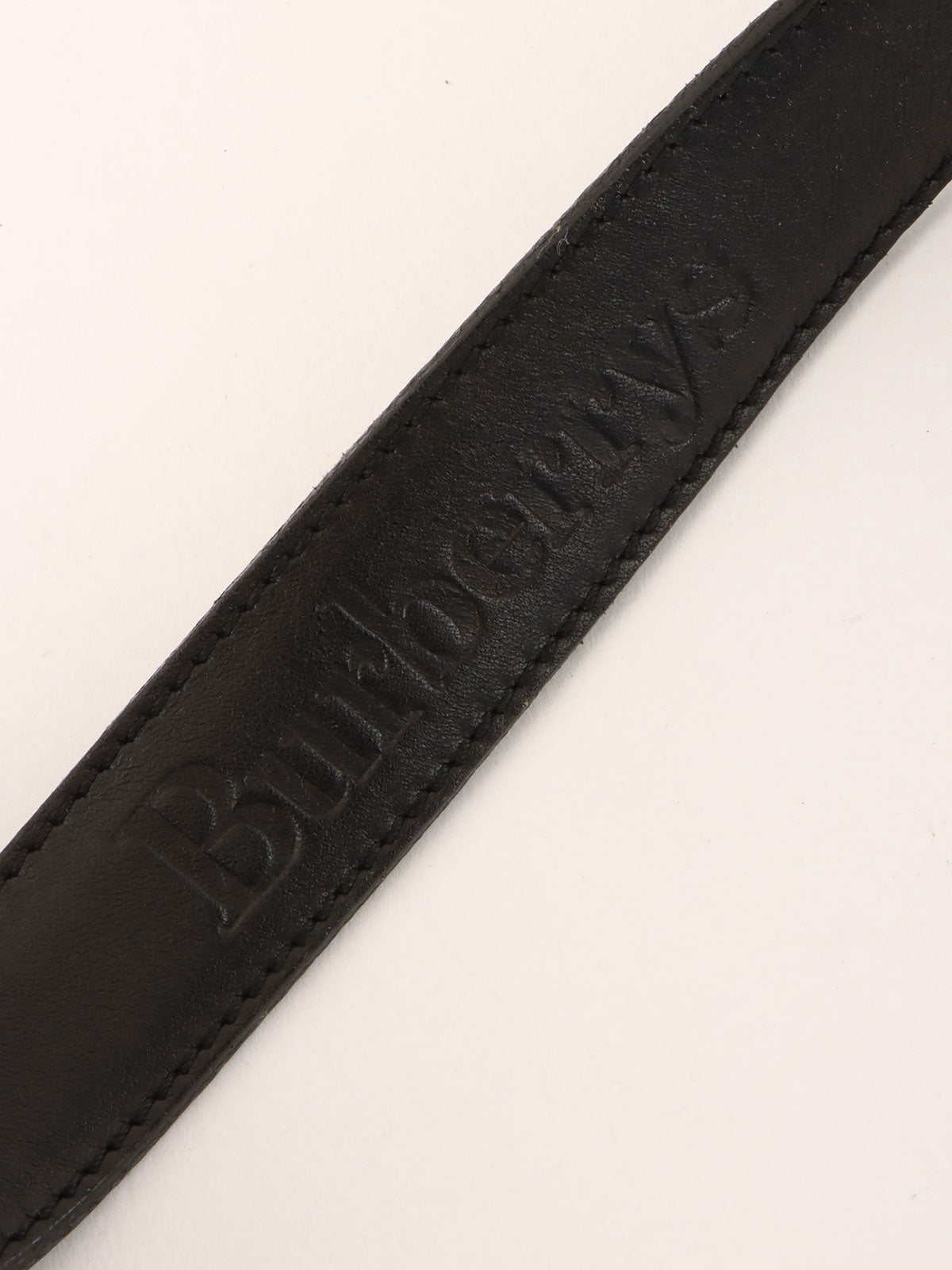 Check Pattern Round Logo Mini Shoulder Bag in Black