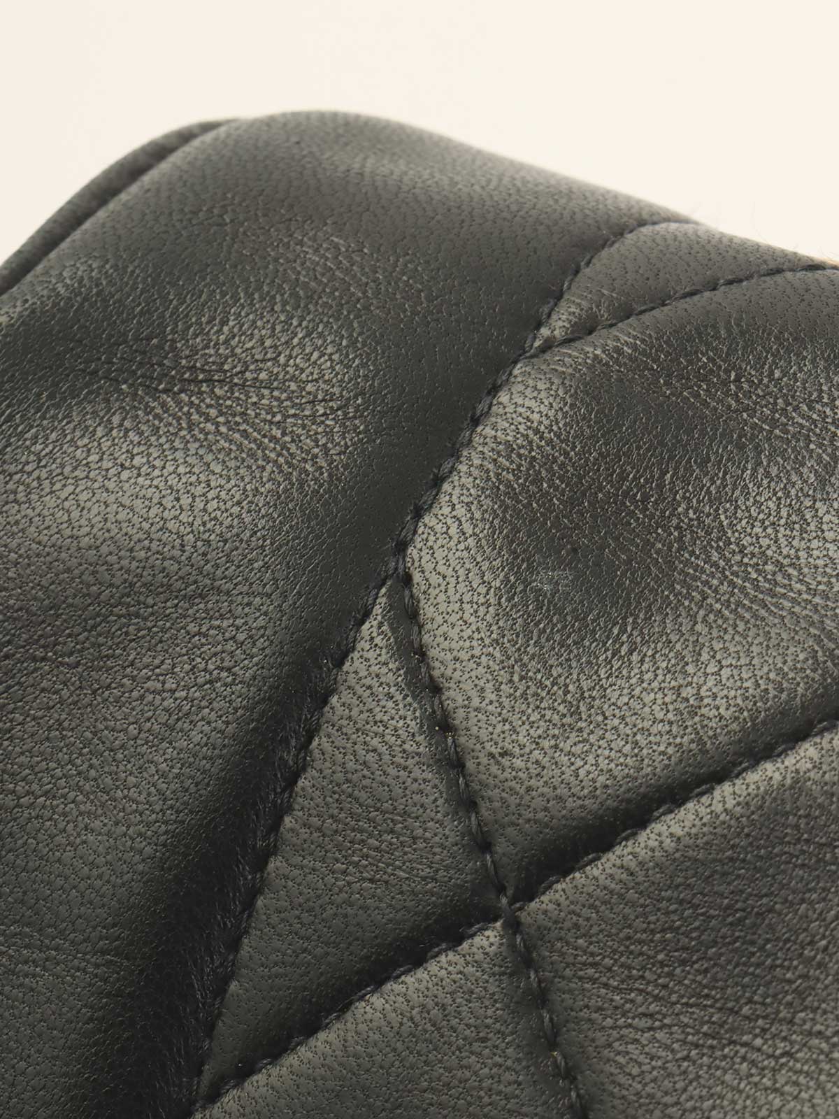 1992年頃製 ダイアナフラップチェーンバッグ25cm ブラック