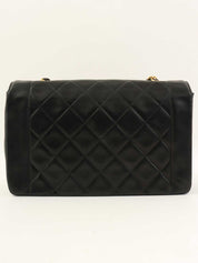 1992 Diana Flap Chain Bag 25cm Black