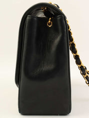 1992 Diana Flap Chain Bag 25cm Black