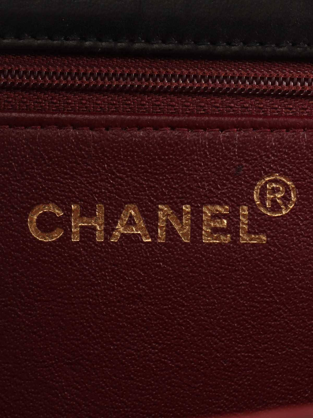 1998 CC mark plate chain shoulder bag black