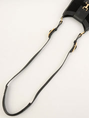 Suede Jackie Shoulder Bag in Black