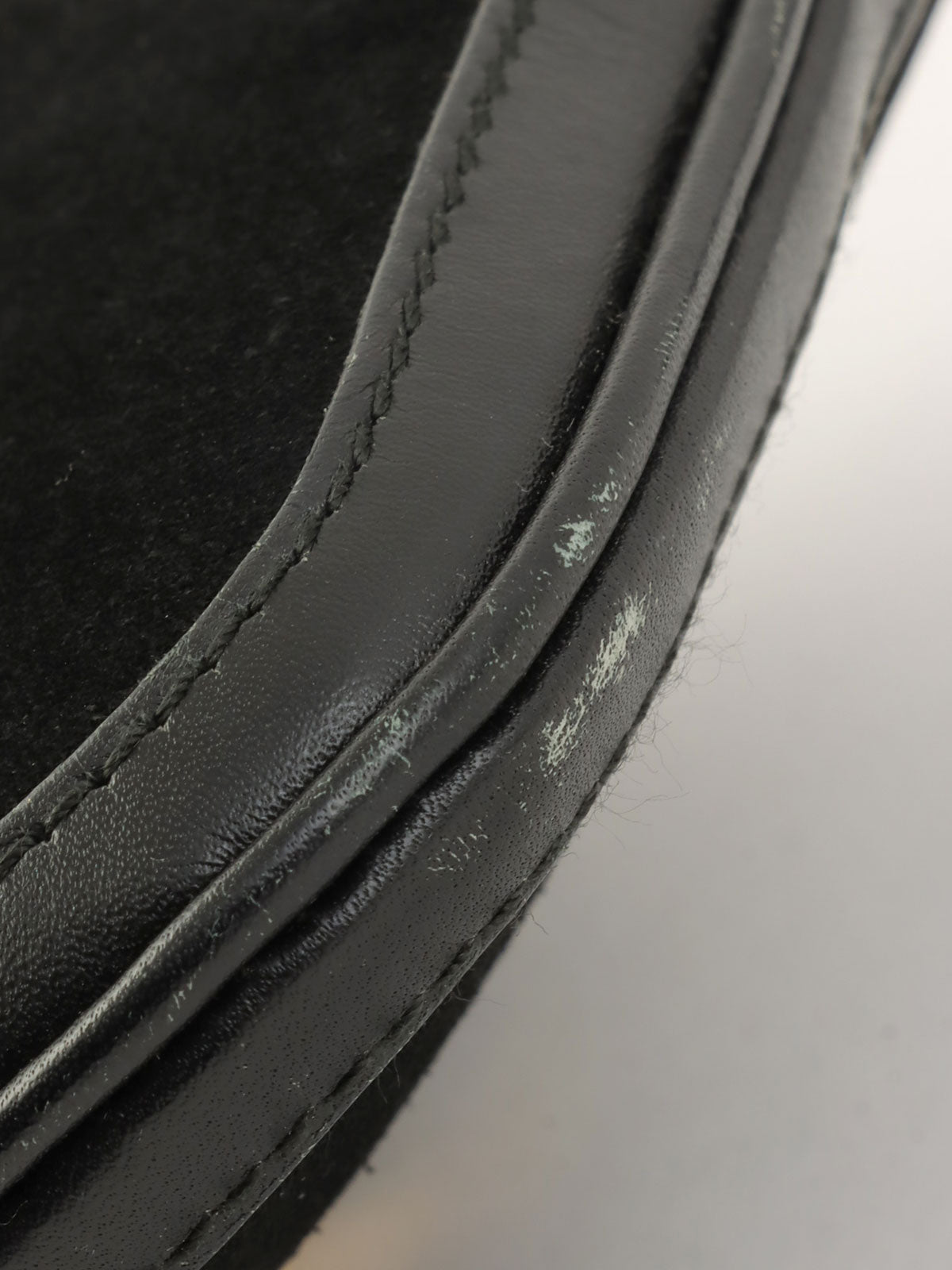 Suede Jackie Shoulder Bag in Black