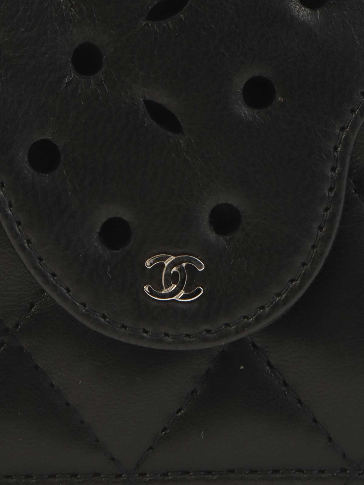2010 Butterfly Matelasse 链条单肩包（黑色）