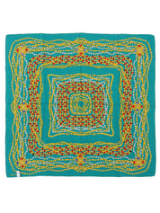 Gripois Gerrie图案围巾 绿色/多色