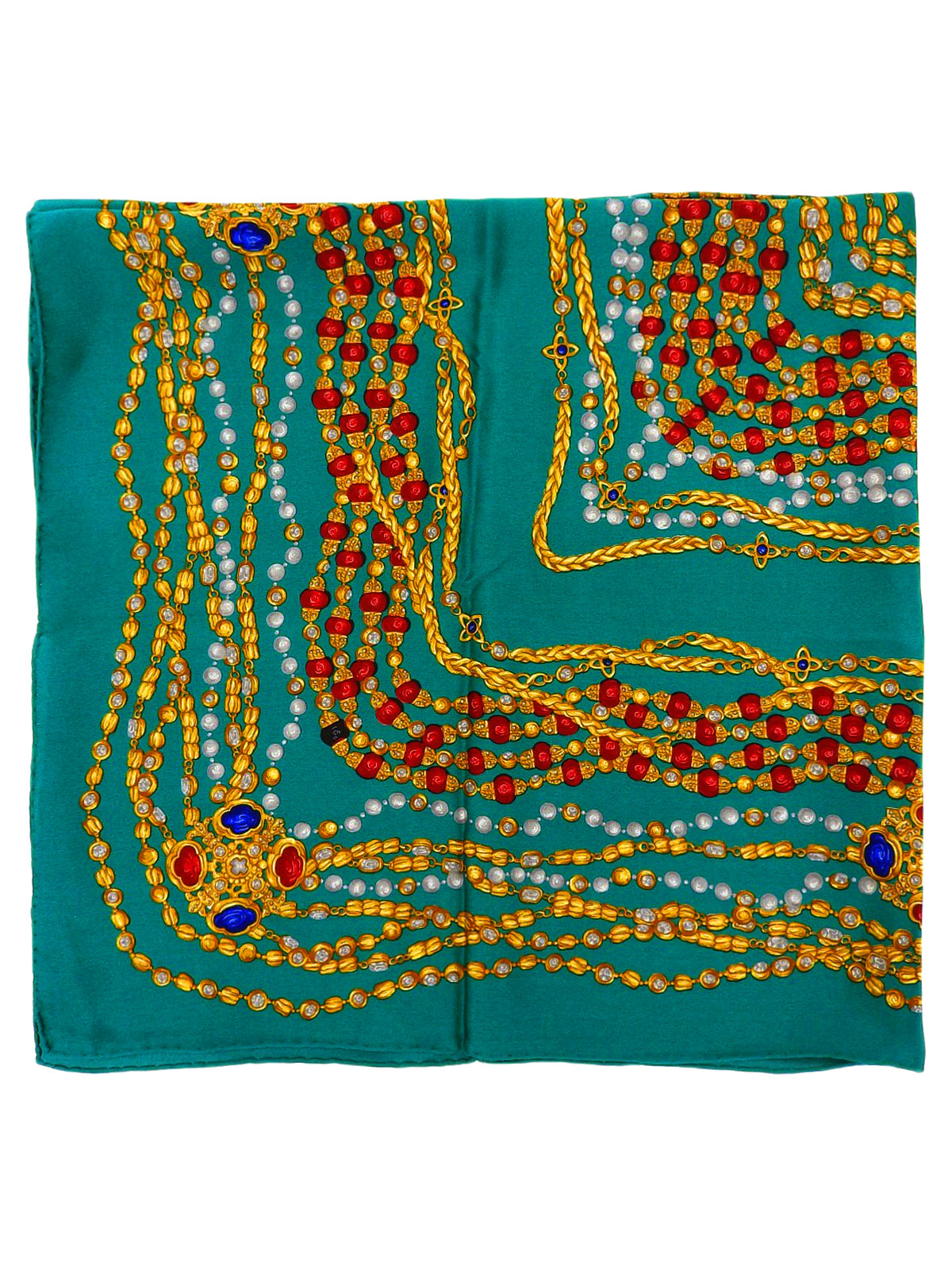 Gripois Gerrie图案围巾 绿色/多色