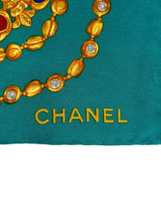 Gripois Gerrie图案围巾 绿色/多色