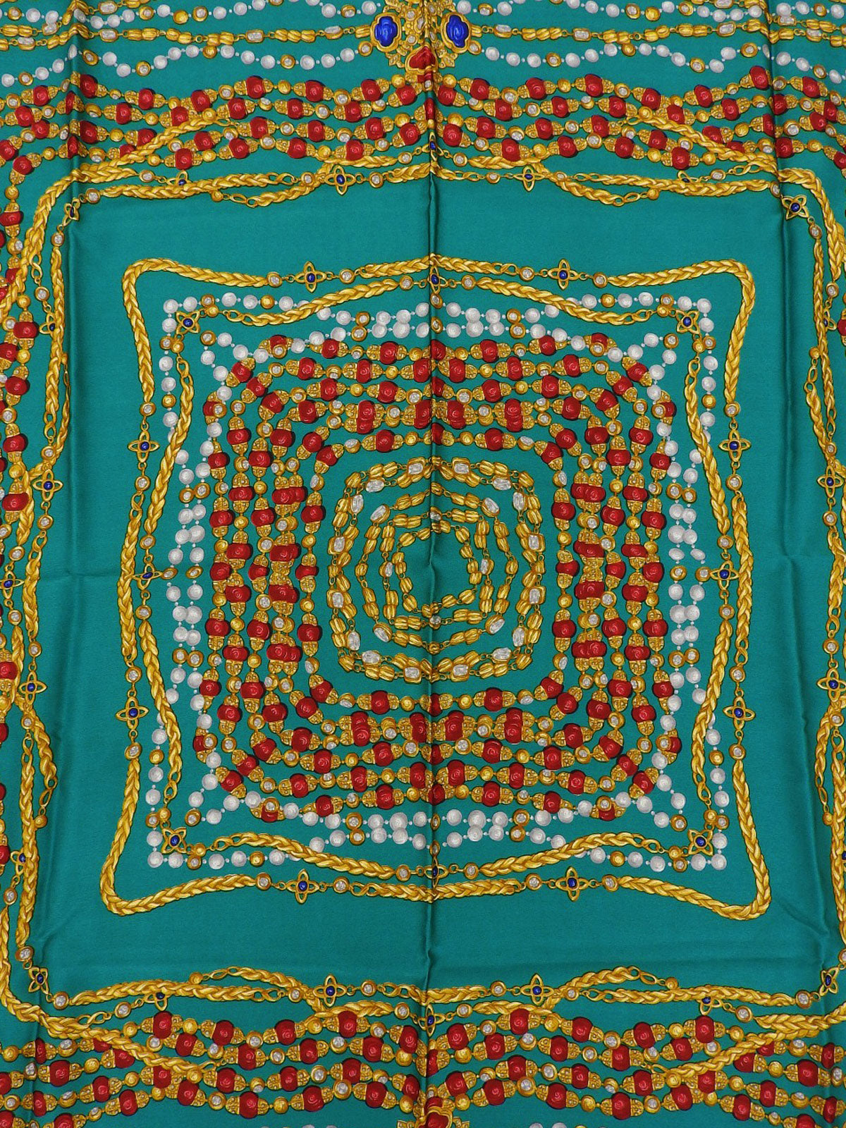 Gripois Gerrie图案围巾 绿色/多色