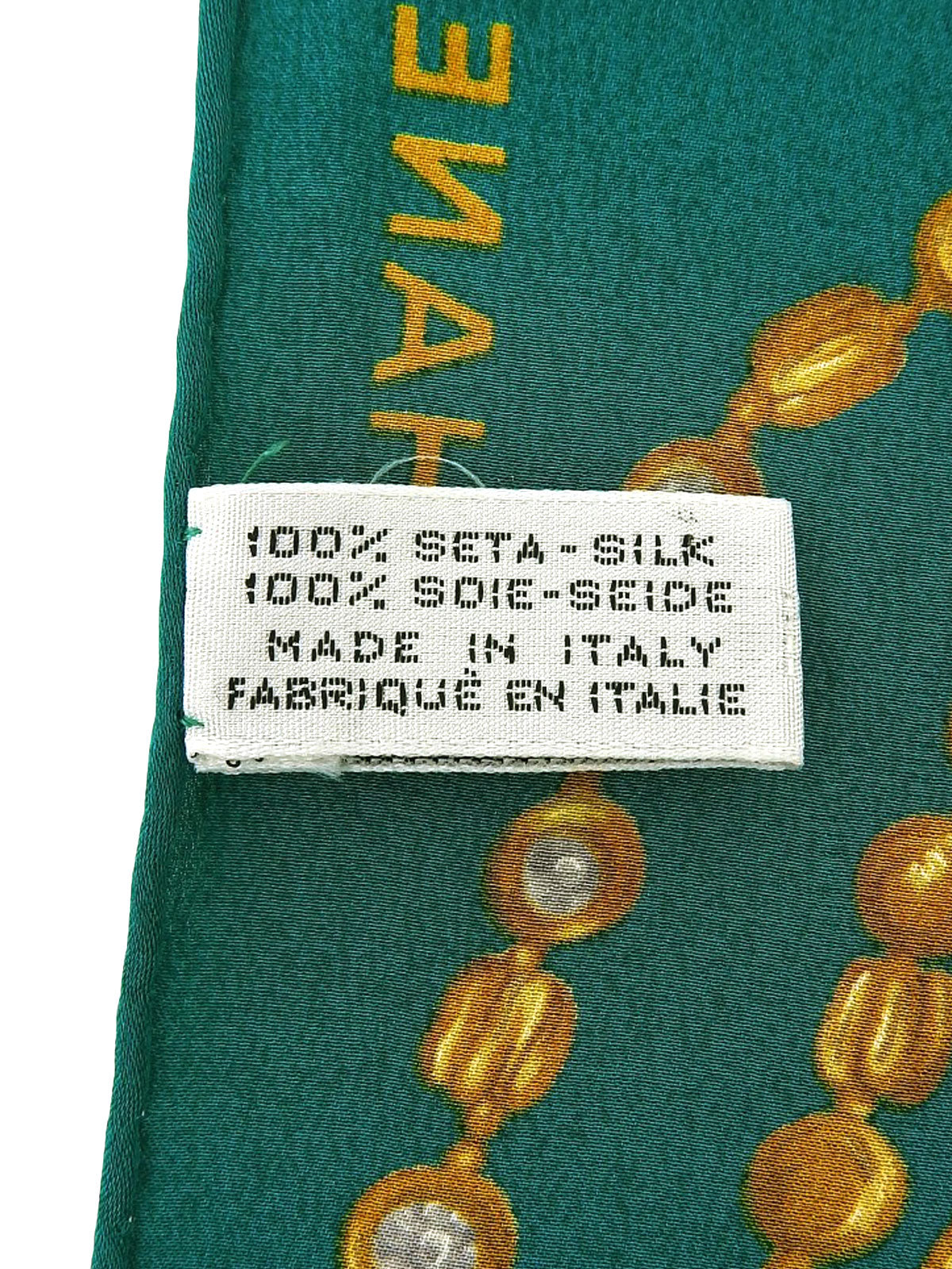 グリポワジェリーパターンスカーフ グリーン/マルチ