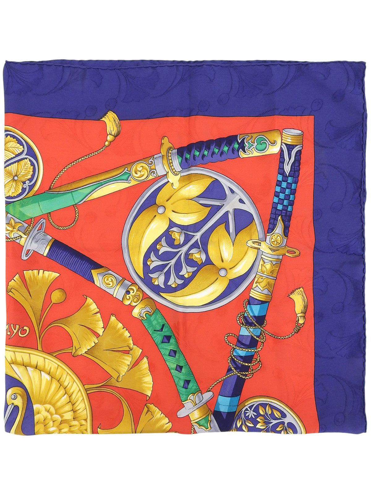 Princes Du Soleil Levant 图案围巾（红色/海军蓝/多色）