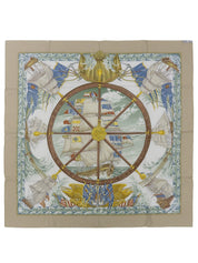 Carré 90 Vive le vent 米色/多色