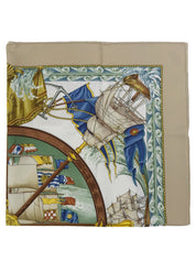 Carré 90 Vive le vent 米色/多色