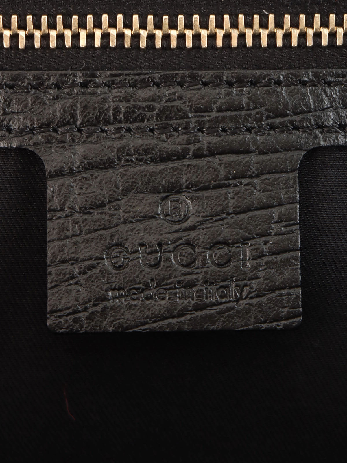 Canvas GG Pattern Sherry Line Horsebit Shoulder Bag in Black