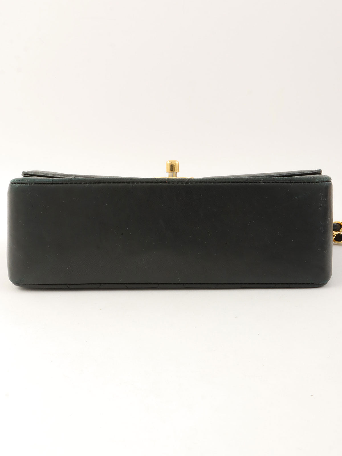 1990年頃製 ダイアナフラップチェーンバッグ22cm ブラック