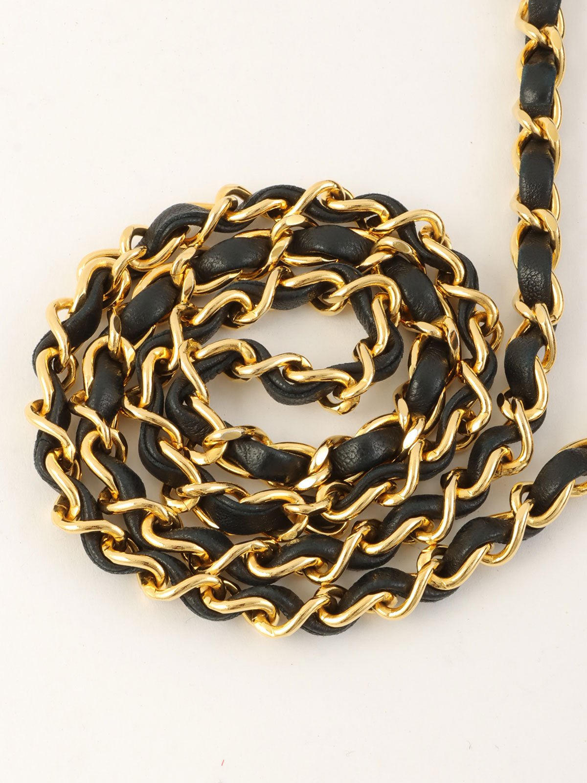 1990年頃製 ダイアナフラップチェーンバッグ22cm ブラック