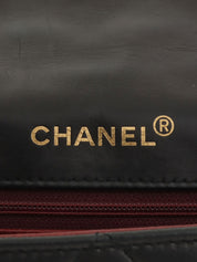 1990年頃製 ダイアナフラップチェーンバッグ22cm ブラック