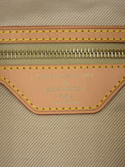 2012 Denim Monogram Stone Neverfull MM Brown