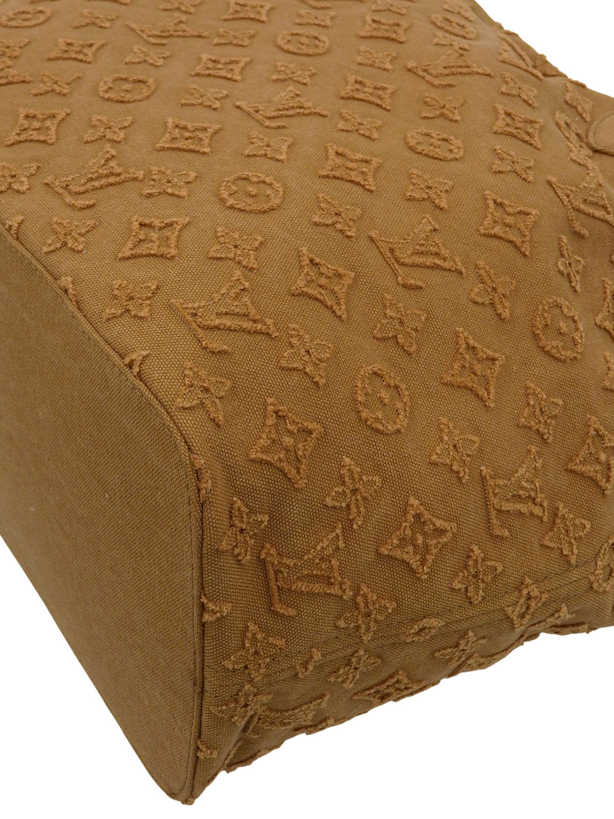 2012年製 デニムモノグラムストーンネヴァーフルMM ブラウン