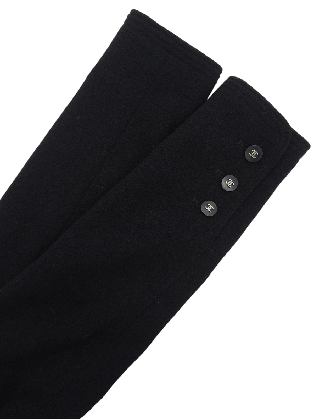 1996年製 ウールCCマークボタンセットアップ ブラック