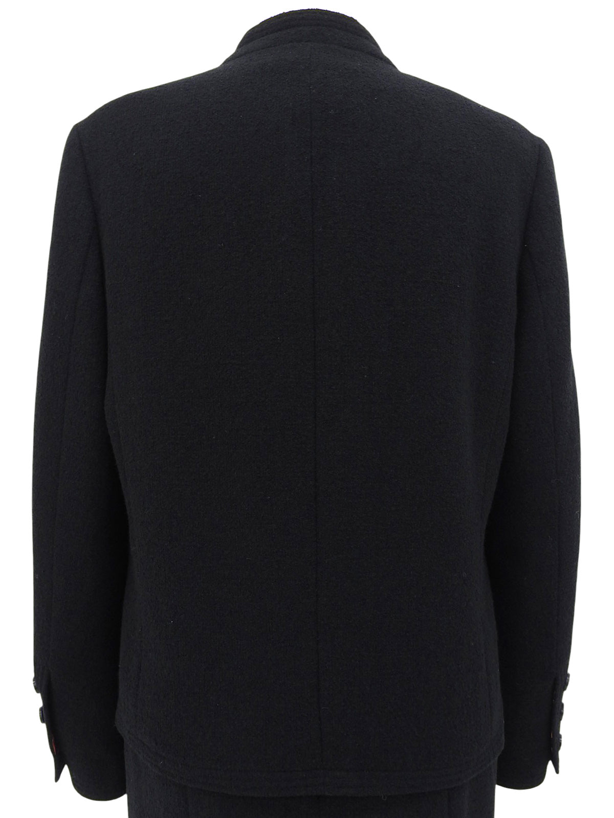 1996年製 ウールCCマークボタンセットアップ ブラック