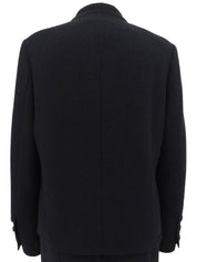 1996年製 ウールCCマークボタンセットアップ ブラック