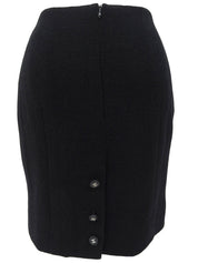 1996年製 ウールCCマークボタンセットアップ ブラック