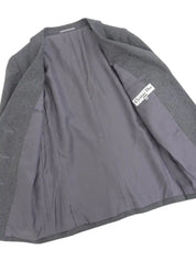 ロゴエンブレムワッペンジャケット グレー