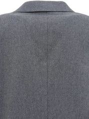 Logo Emblem Patch Jacket Gray