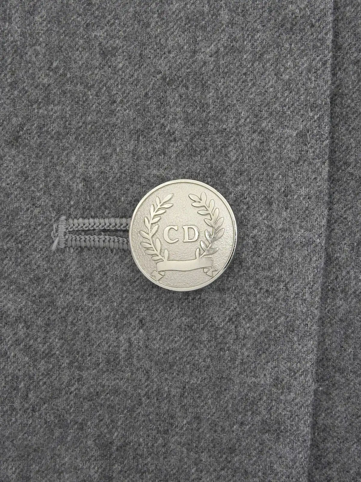 ロゴエンブレムワッペンジャケット グレー