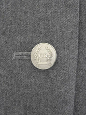 ロゴエンブレムワッペンジャケット グレー