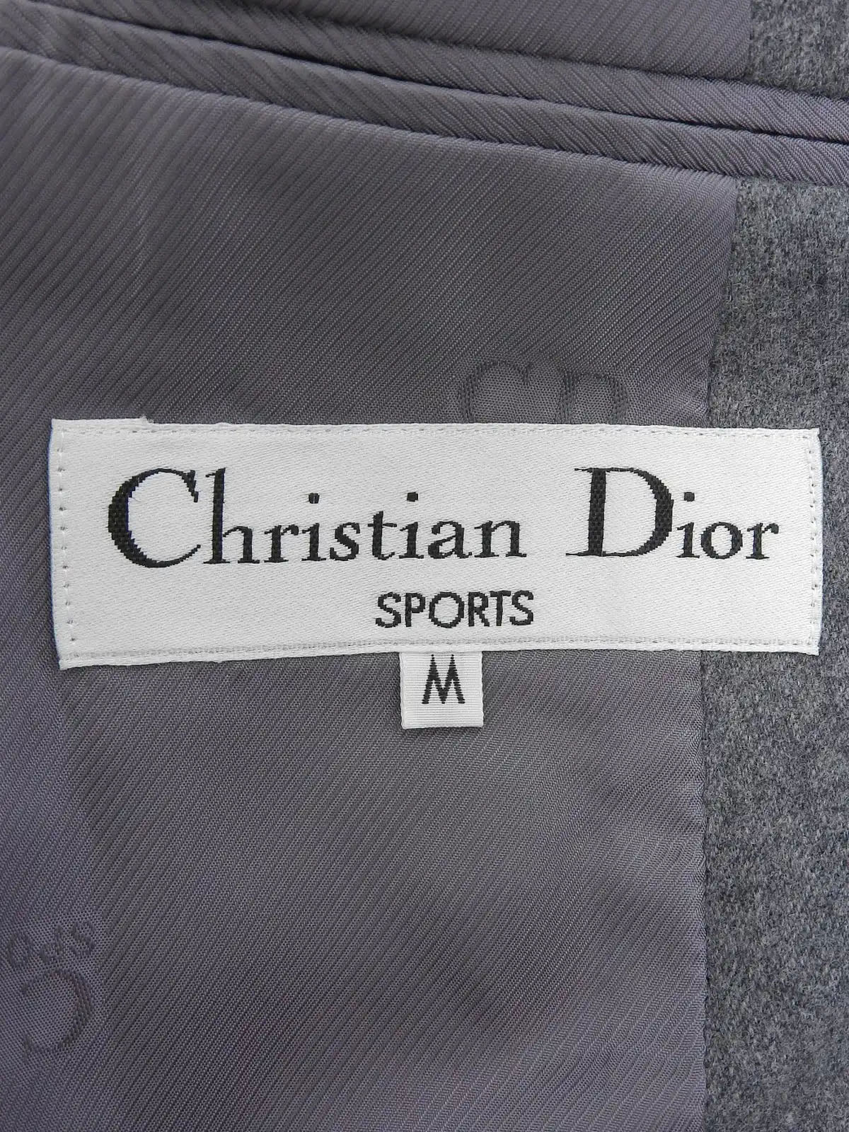 ロゴエンブレムワッペンジャケット グレー