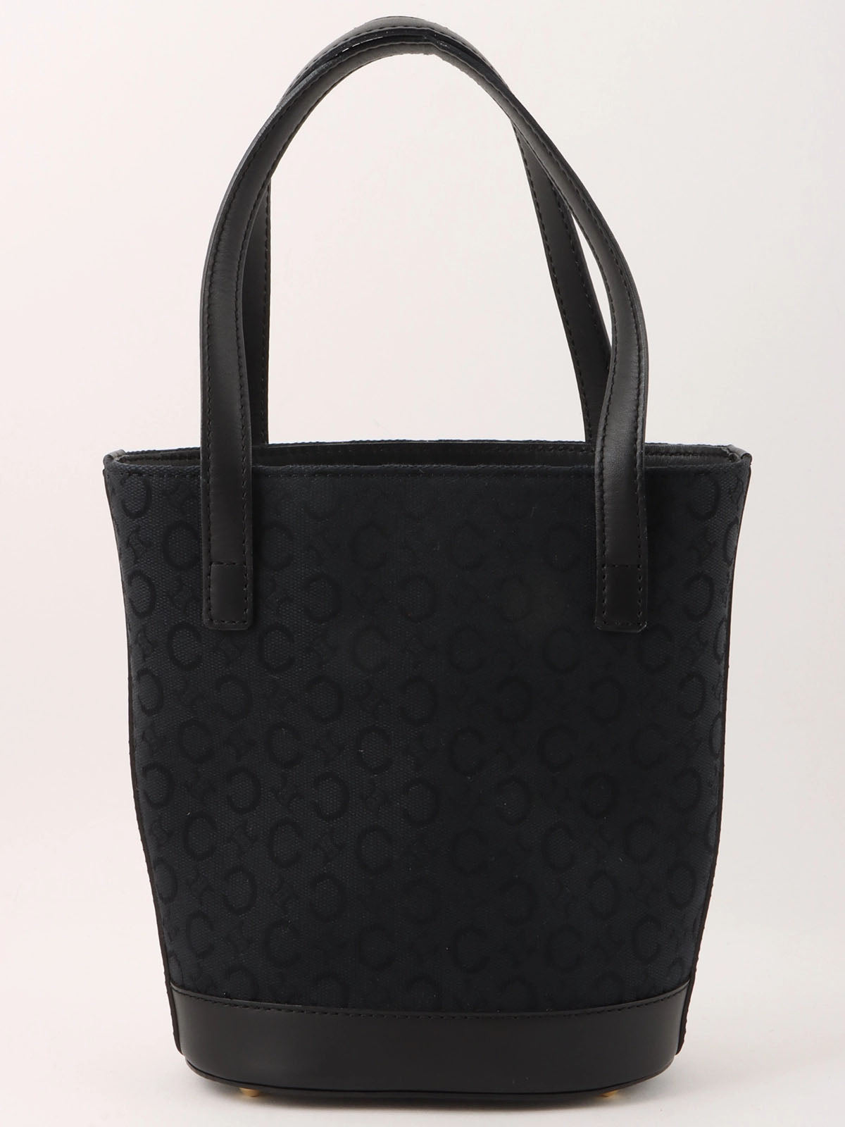 C Macadam图案手提包 黑色